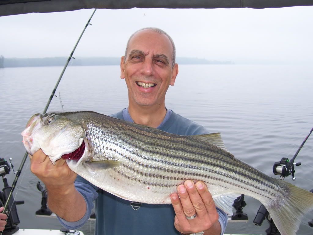 Striper Fishing On Jordan Lake